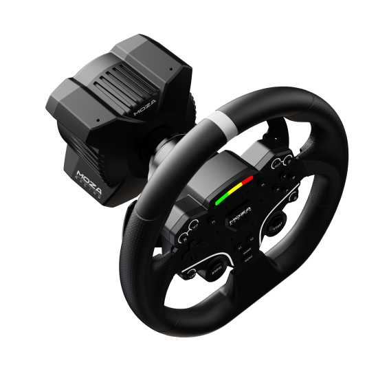 Wheel MOZA R3 Bundle R3 Base + ES Wheel + SR-P Lite Double + R3 Table Clamp for PC