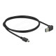 Кабел Delock EASY-USB-A 2.0 мъжко към USB Mini-B мъжко, 1m , черен