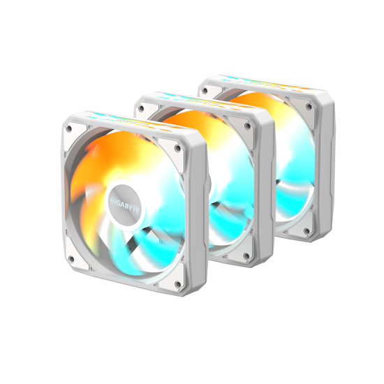 Triple Fans GIGABYTE AORUS EZ CHAIN 120 ICE 3-Pack ARGB