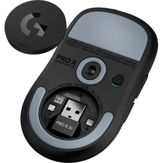 Безжична Мишка Logitech G Pro X Superlight 2c compact, черно