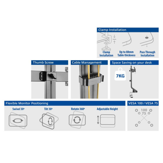 ACT Stand for 2 monitors 27