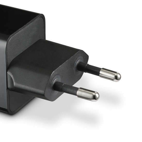 Hama Fast Charger, GaN, USB-C, Super-Mini Charger, PD, 45 W, black