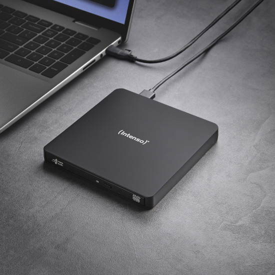 Slim Intenso EOD500D recorder, external USB 3.2, black color