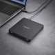 Slim Intenso EOD500D recorder, external USB 3.2, black color