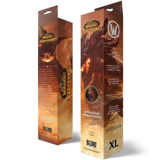Gaming mousepad World Of Warcraft Classic - Cataclysm Deathwing, XL