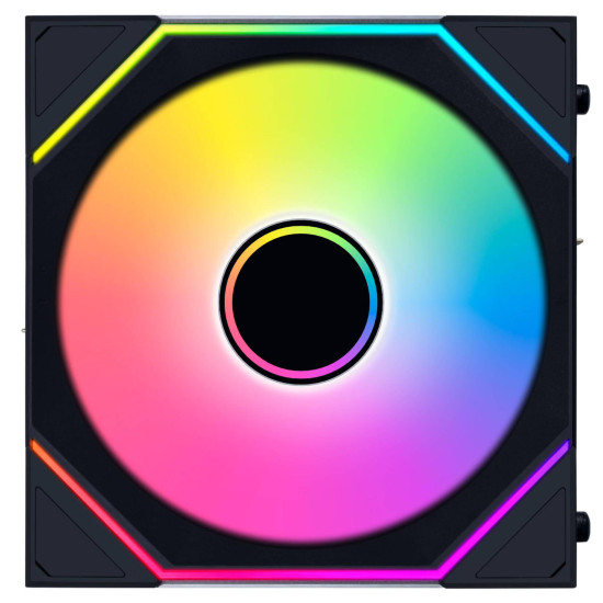 Lian Li UNI FAN SL-INF Wireless ARGB PWM Fan - Reverse Blade, 120 mm Black