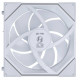 Lian Li UNI FAN SL-INF Wireless ARGB PWM Fan - Reverse Blade, 120 mm White
