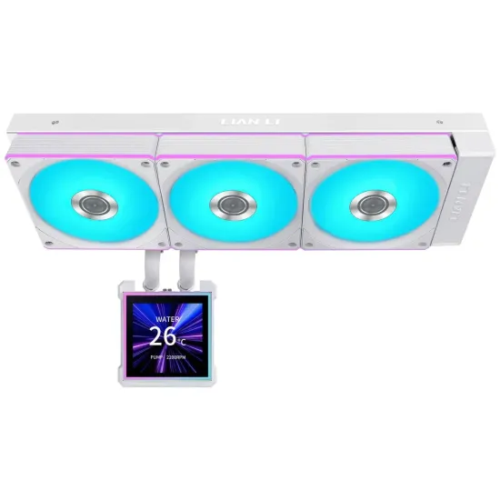 CPU AiO Cooler Lian Li HydroShift II LCD-S 360CL RGB - Black