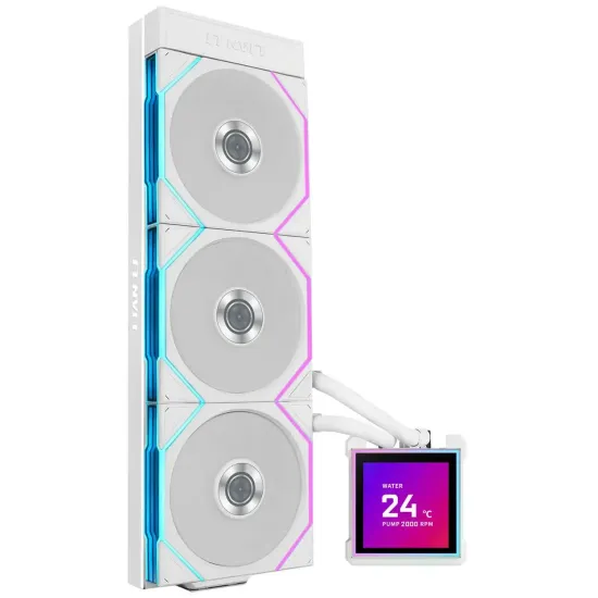 CPU AiO Cooler Lian Li HydroShift II LCD-S 360TL RGB - White