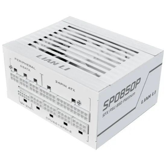 Power Supply Lian Li SP850 White 850W 80+ Platinum PCIe 5.1, ATX 3.1