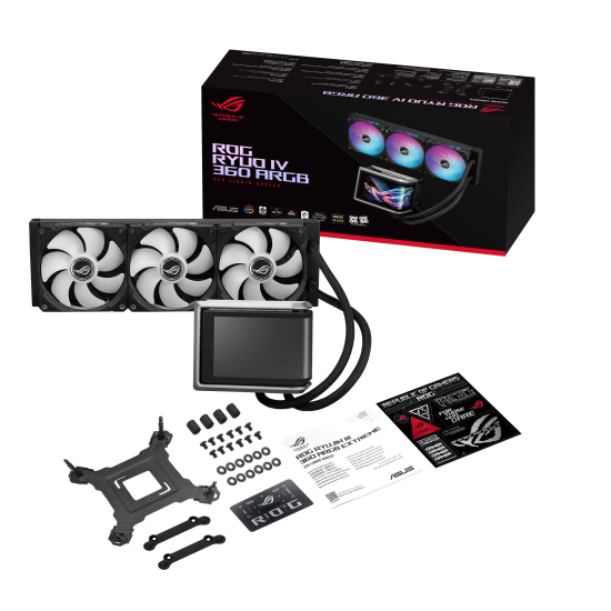 CPU AIO Liquid Cooler ASUS ROG Ryuo IV 360 ARGB White Edition 6.67