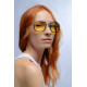 GUNNAR Baron Silver Computer Glasses - Amber