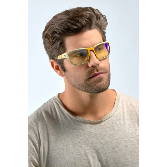 GUNNAR Borderlands Ripper Computer Glasses - Bandit Smoke - Amber