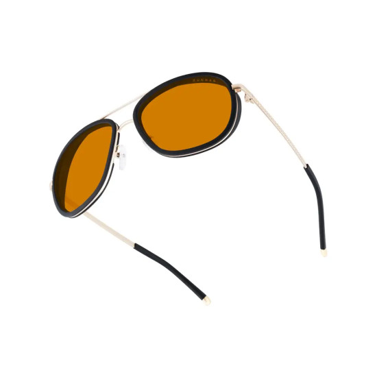 GUNNAR Dume Computer Glasses - Gold - Amber Max