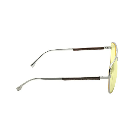 GUNNAR White Wolf Computer Glasses - Steel/Umber - Amber