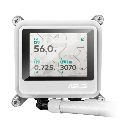 All-in-One Cooler ASUS MAX Gaming LC 360 ARGB LCD White Edition