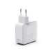 Hama Fast Charger, GaN, 2x USB-C, Extendable Charging Cable, PD, 30 W, white