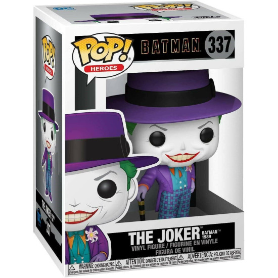 Фигурка Funko Pop! DC Heroes: Batman 1989 - The Joker(with Hat-Batman 1989 Movie) #337