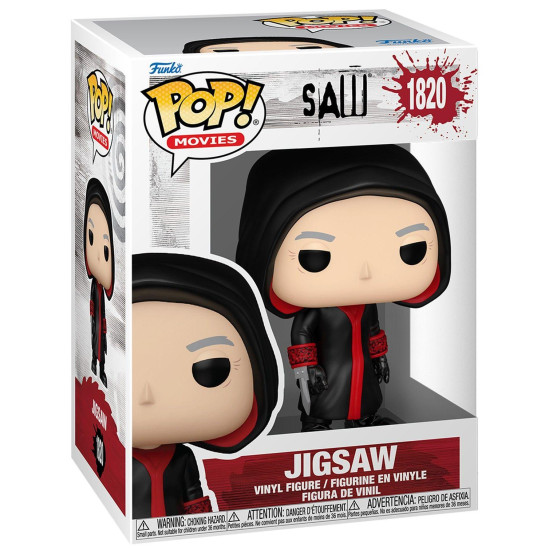 Фигурка Funko Pop! Movies: Saw (10th Anniversary) -Jigsaw (Killer) #1820