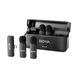 4-Channel Mini Wireless Microphone BOYA BY-V4U - USB-C
