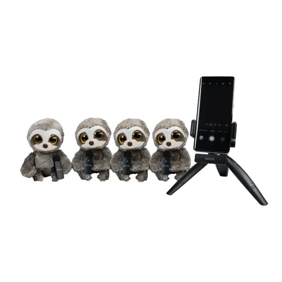 4-Channel Mini Wireless Microphone BOYA BY-V4U - USB-C