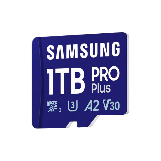 Карта памет Samsung PRO Plus 1 TB, microSDXC UHS-I Class 10, с адаптер