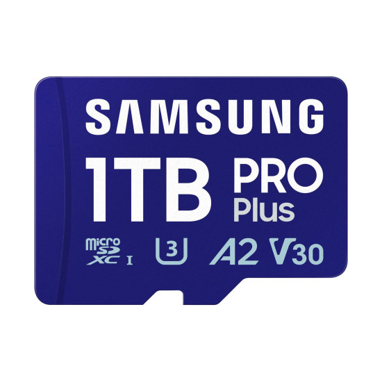 Карта памет Samsung PRO Plus 1 TB, microSDXC UHS-I Class 10, с адаптер