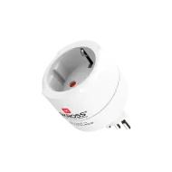 Skross Travel adapter World to CH+IT+ Brasil, USB