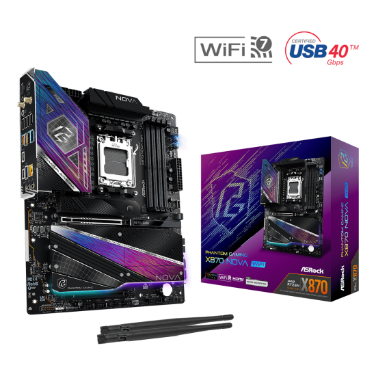 Motherboard ASROCK X870 PG NOVA WIFI, Socket AM5