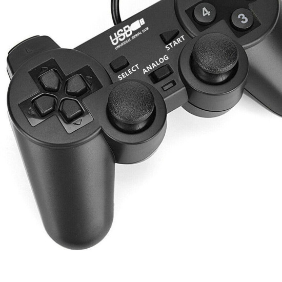 Gamepad ESTILLO 703  Dual Vibration, USB, Black