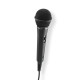 Hama “Party” Dynamic Microphone, Jack Cable 2.5 m, Adapter, On/Off