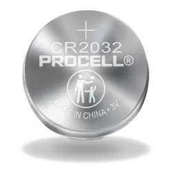 Lithium Button Battery DURACELL PROCELL CR2032 3V 5 pcs in blister  /price for 1 battery/