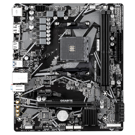 Дънна платка GIGABYTE A520M H ARGB, Socket AM4
