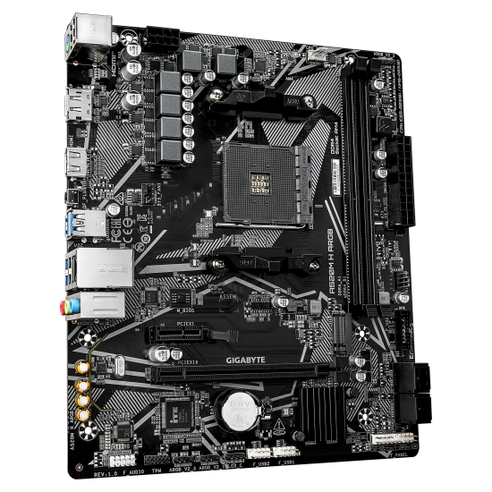 Дънна платка GIGABYTE A520M H ARGB, Socket AM4