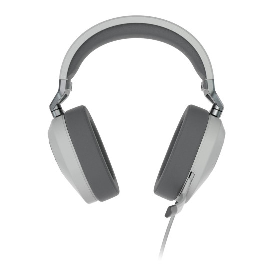 Геймърски слушалки с микрофон Corsair HS65 - White