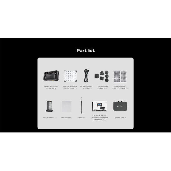 Creality Sermoon P1 3D scanner