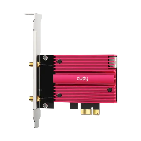 Ethernet Adapter Cudy WE9300S, Tri-Band WiFi 7 PCI-e, 5760 + 2880 Mbps
