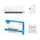 Switch Cudy GS108U, 8-Port 10/100/1000 Mbps RJ 45, USB-C - White