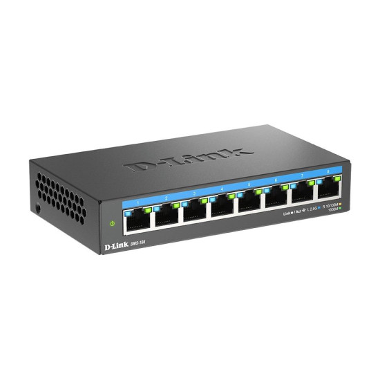 Switch D-Link DMS-108/E, 8 портов 2.5G Multi-Gigabit