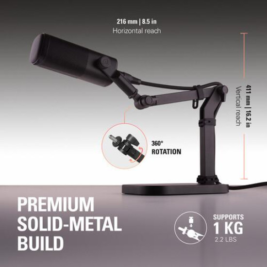 Elgato Wave Desk Stand - Black