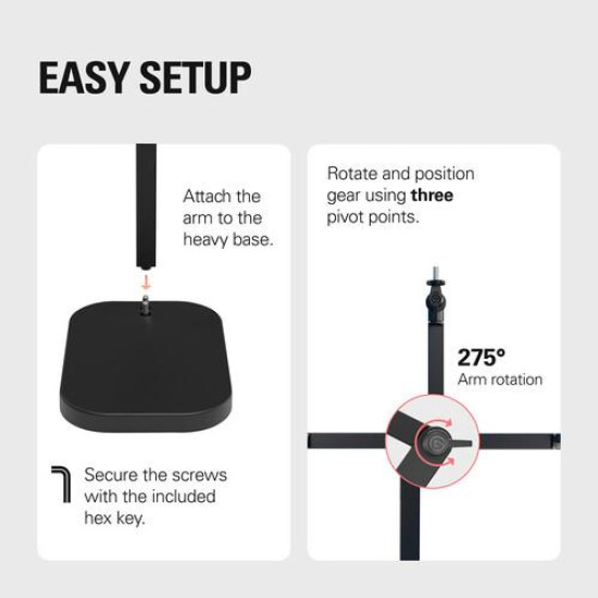 Elgato Wave Desk Stand - Black