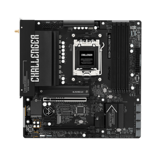 Дънна платка ASRock B850M CHALLENGER WIFI socket AM5