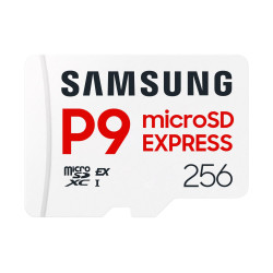 Карта памет Samsung microSDXC, 256GB, P9 Express, 800 MB/s, UHS-I 90 MB/s U3, V30, A1