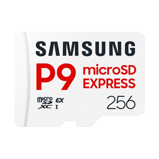 Карта памет Samsung microSDXC, 256GB, P9 Express, 800 MB/s, UHS-I 90 MB/s U3, V30, A1