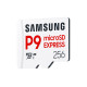 Карта памет Samsung microSDXC, 256GB, P9 Express, 800 MB/s, UHS-I 90 MB/s U3, V30, A1