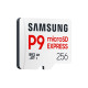 Карта памет Samsung microSDXC, 256GB, P9 Express, 800 MB/s, UHS-I 90 MB/s U3, V30, A1
