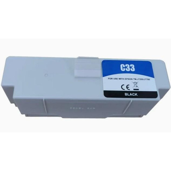 Compatible ink cartridge SJIC33P(K) black for Epson POS TM-J7200/ TM-J7700, 50ml