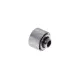 Alphacool HT 16mm HardTube screw-on nozzle G1/4 - knurled - Chrome 6-Pack