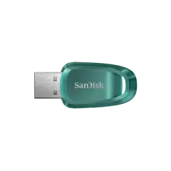 SanDisk Флаш памет Ultra ECO  64GB, USB 3.2 100 MB/s , зелена