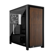 Case Corsair Frame 4000D Wood RS Mid-Tower - Black/Walnut